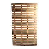 SudoreWell® Bodenrost Platte Holzrost aus Thermoholz 100 x 60 x 1,5cm (AP-13 GW)