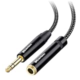 Cable Matters 360cm 1/4' TRS Verlängerungskabel (Klinkenkabel 6,35mm TRS Stecker auf...