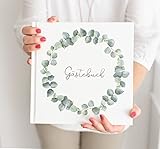 Elegantes Gästebuch für Hochzeiten & besondere Anlässe – Kommunion,...