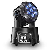 BETOPPER Moving Head Bühnenlicht LED 7x8W DMX RGBW Professioneller Mini Moving Head Spot...