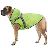 Mosucoirl Hunde Regenmantel Wasserdichter Hunde Kapuzenpullover Reflektierender...