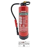 Gloria Schaum-Feuerlöscher SK 6 PRO – 6 Liter – Für die Brandklassen A, B – mit...