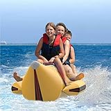 ATAAY Bananenboot-Wasser-Surffloß, Einrohr-Schleppwasser zum Surfen im Freien,...