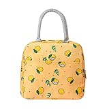 Lunch Bag Lunchbox Damen Lunch Tote mit Vordertasche Wiederverwendbare Tasche Damen...