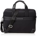 Tommy Hilfiger Herren Laptoptasche TH Urban Nylon Computer Bag 15 Zoll, Schwarz (Black),...