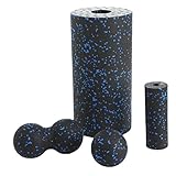 CNAFGBGG Schaumfaszie Roller Set Fitness Yoga -Massage -Kugeln Hohlschaummuskel -Massager...