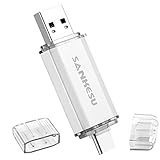 SANKESU 128GB USB Stick 3.0 USB C Flash-Laufwerke USB-A & Typ-C OTG...