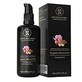 BIO Mandelöl 200ml - Kaltgepresstes, Natürliches Almond Oil - 100% rein & vegan - Ideal...