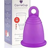 CarrieCup Menstruationstasse mittel, Made in Germany inkl. Beutel - BPA-frei,...