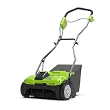 Greenworks G40DT35 Akku Rasenlüfter und Moos Vertikutierer, 3600 U/min, 36 cm...