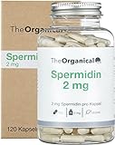 Neu: TheOrganical® Spermidin hochdosiert | 2 mg pro Kapsel | 120 Kapseln | Hergestellt in...