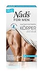 Nad's For Men Kaltwachsstreifen Männer - Haarentfernung für den Körper, alle Hauttypen,...