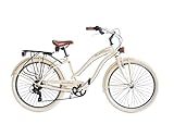 Via Veneto Cruiser, Aluminiumrahmen, 6 Gänge, 26 Räder von Airbici - beige