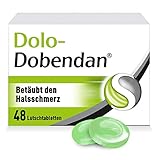 DOLO-DOBENDAN Lutschtabletten bei starken Halsschmerzen mit betäubender Wirkung 48 St.