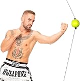 CMLLING Reflexball Boxen,Reaction Speed Training Elastischer Boxreflexball mit...