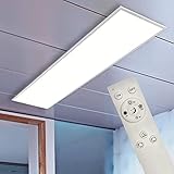 TEULUX LED Panel dimmbar mit Fernbedienung, Steuerung der Farbtemperatur, 90cm