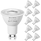 Belns Melns GU10 LED Lampe, LED GU10 Warmweiß, 3W (ersetzt 35W), 10er-Pack