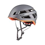 Mammut Crag Sender Helmet Leichter Kletterhelm mit Kevlarverstärkungen, Titanium, 52-57cm