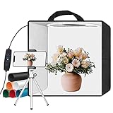 Emart Leuchtkasten-Fotografie, 30.5x30.5 cm, Produkt-Fotostudio-Lichtbox mit 120...