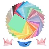 200 Blätter Origami Papier, Tonpapier, Origami Papier 14x14 Und 20 x 20cm, Faltpapier...