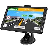 Navigationsgerät für Auto LKW 2023 - GPS Navi 7 Zoll PKW LKW Navigation mit...