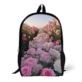 SORECI Rosen Kindergartenrucksack Wasserdicht Rucksäcke Blume 3D Pattern Kinder...