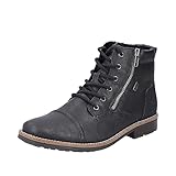 Rieker Herren 33200 Mode-Stiefel, schwarz, 43 EU