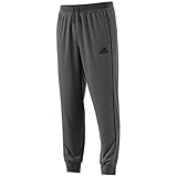 adidas Herren Core 18 Sweat Trainingshose, Dark Grey Heather/Black, XL