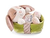 NICI Kuscheltier Hase Cappuccino 12 cm – Stofftier aus weichem Plüsch, niedliches...