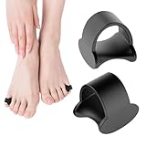 Zehenspreizer - Zehenspreizer für Damen & Herren | 2 Silikon Little Toe Spreizer |...