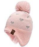 Foruhoo Mädchen Strickmütze Beanie Hut, Wintermütze für Baby Kinder mit...