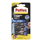 Pattex Sekundenkleber Ultra Gel Mini Trio, extra starker & flexibler Superkleber in 3...