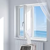 HOOMEE Fensterabdichtung für mobile Klimageräte, Klimaanlagen, Wäschetrockner,...