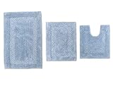 Home Weavers Classy Bathmat Collection Badematten-Set, saugfähige Baumwolle, weich,...