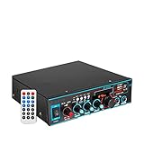 12V 800W Bluetooth 5.0 Verstärker for Lautsprecher 2.0 Kanal Auto Audio Power AMP Bass...