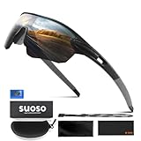 suoso Fahrradbrille Herren Damen Sportbrille Sonnenbrille,1