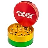 Santa Cruz Shredder Kräutermühle aus Metall, gerändelte Oberseite für stärkeren Halt,...