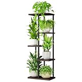 Bamworld Pflanzenregal Indoor Outdoor Blumenständer Pflanzenständer blumenregal Metall 5...