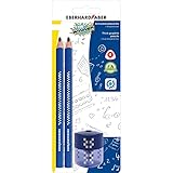 Eberhard Faber 510096 - TRI Winner Schreiblern-Bleistifte, Set mit 2 Stiften und...