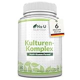 Kulturen Komplex Probiotika Darmsanierung - 180 Kapseln - 6 Monate Vorrat -...