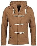 Young & Rich Herren Winterjacke Dufflecoat Kurzmantel Parka Jacke warm...