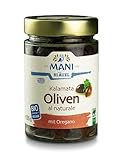 MANI Kalamata Oliven al naturale, bio, 2er Pack (2 x 205 g)