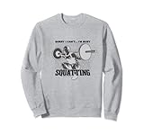 Gymnastik-Hantel, Workout, Powerlifter, Kniebeugen Sweatshirt