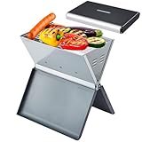 Steinborg Klappgrill | Laptopgrill | Campinggrill | Blitzschneller Aufbau |...