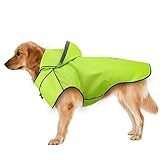 Regenmantel Hund, Reflektierender Hunderegenmantel, Regenjacke Hund Wasserdicht,...