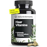 Haar Vitamine – 180 Kapseln – hochdosiert mit Keratin, Biotin, Selen, Zink,...