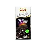 CHOCOLATES VALOR Dark 70% cocoa chocolate sugar free, 100 g