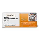 ASS-ratiopharm® 500 mg Tabletten: Ein Klassiker unter den Schmerzmitteln, 50...