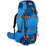 Highlander Erwachsene Ben Nevis 85L Trekkingrucksack, blau, 70 x 42 x 25 cm