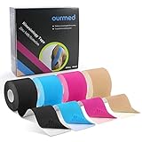 ourmed Kinesiotapes Tape - Physio Tape und Therapie-Tape, Classic 5cm x5m,...